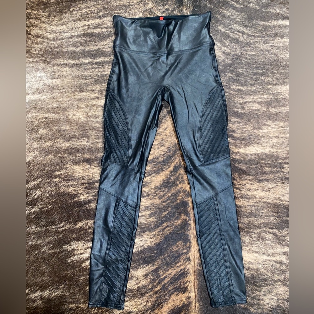 spanx leather leggings